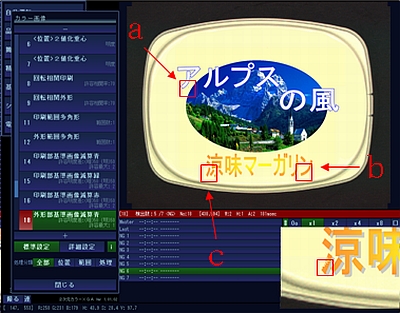 欠陥検出と表示